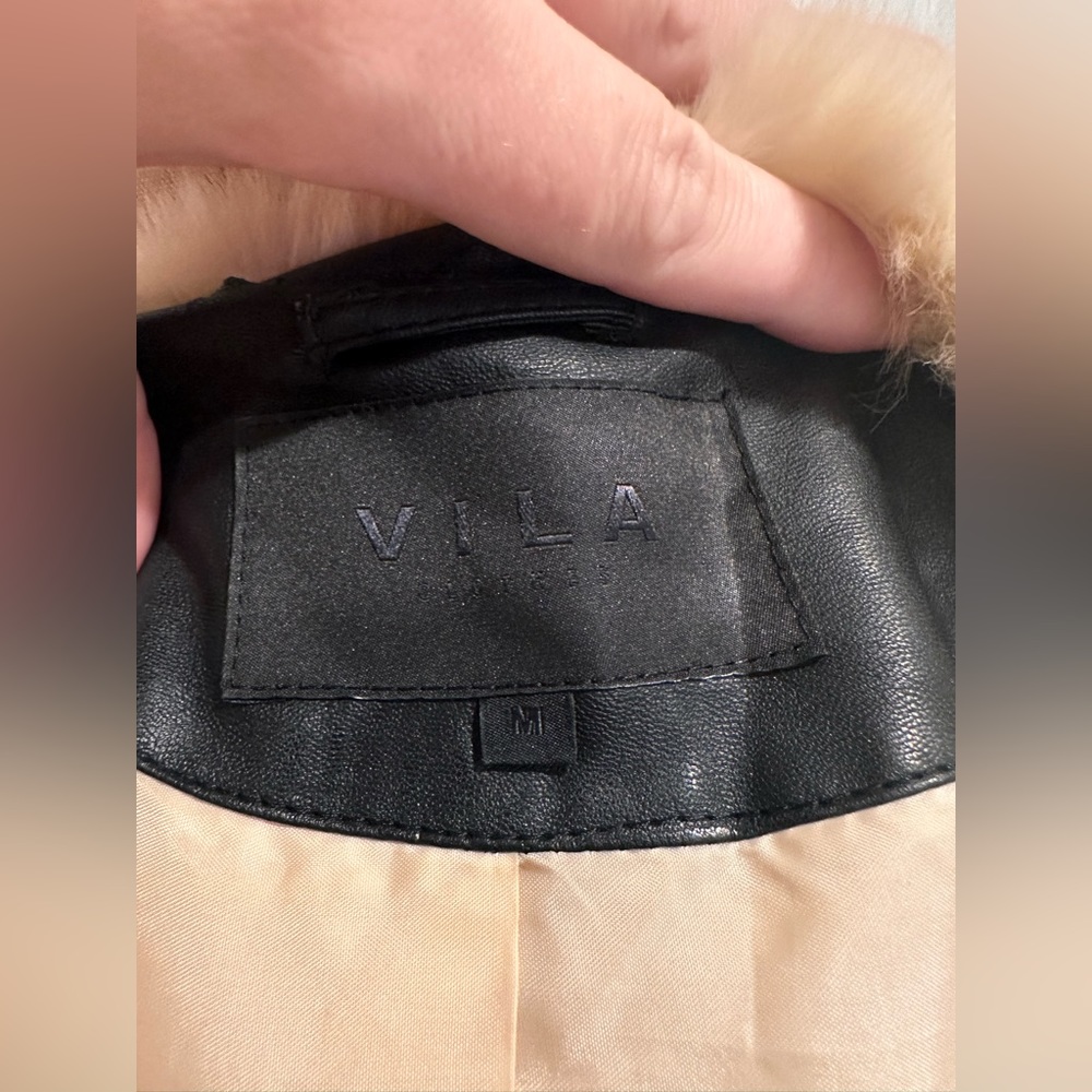 ViLA faux fur / leather jacket - Picture 6 of 7